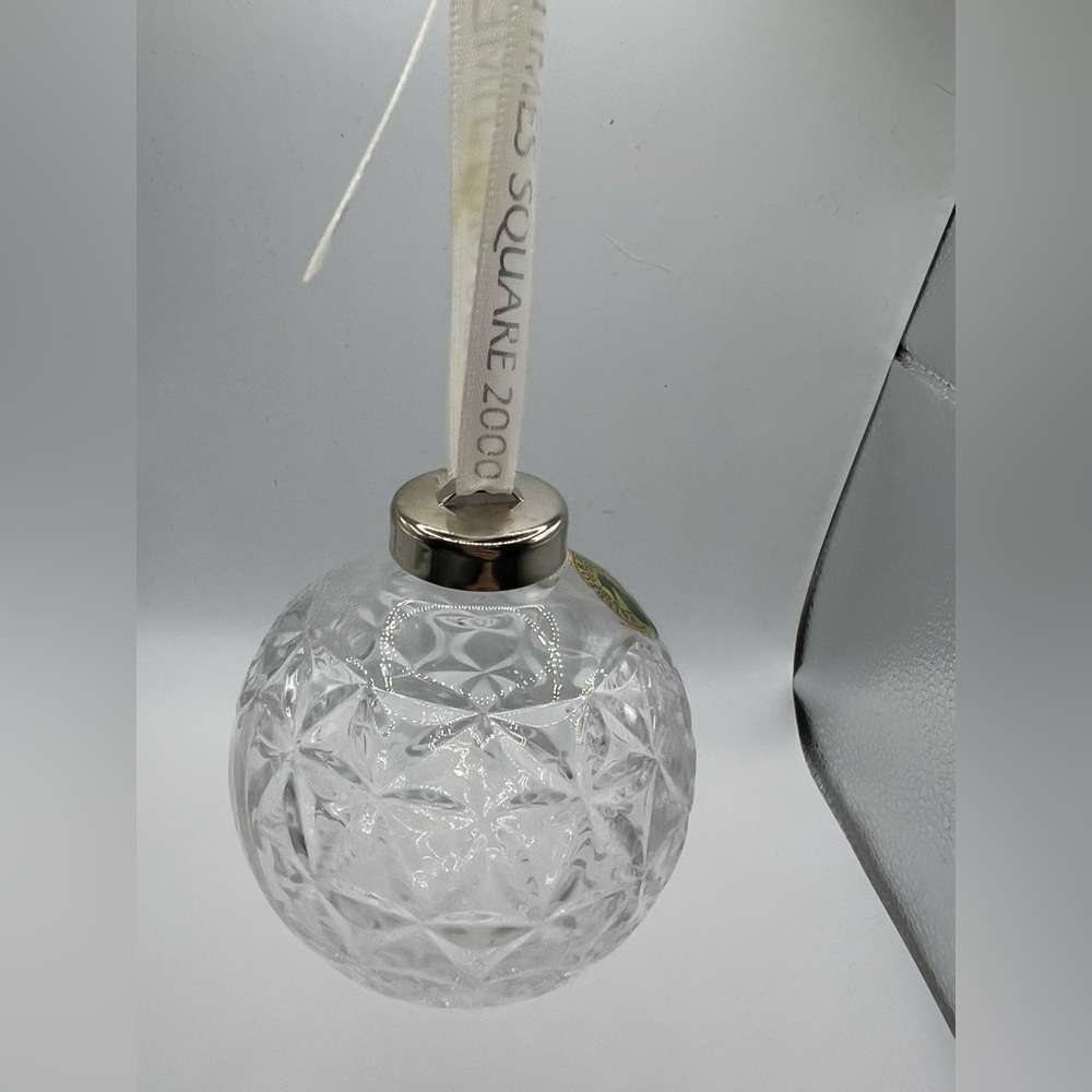 2000 Waterford Times Square Crystal Ornament - Star of Hope